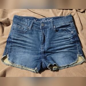 Vanilla Star Blue Denim Jean Shorts